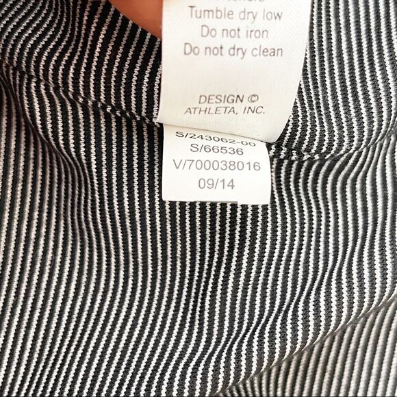 Athleta Westwood Striped Sleeveless Dress Medium - Picture 11 of 11
